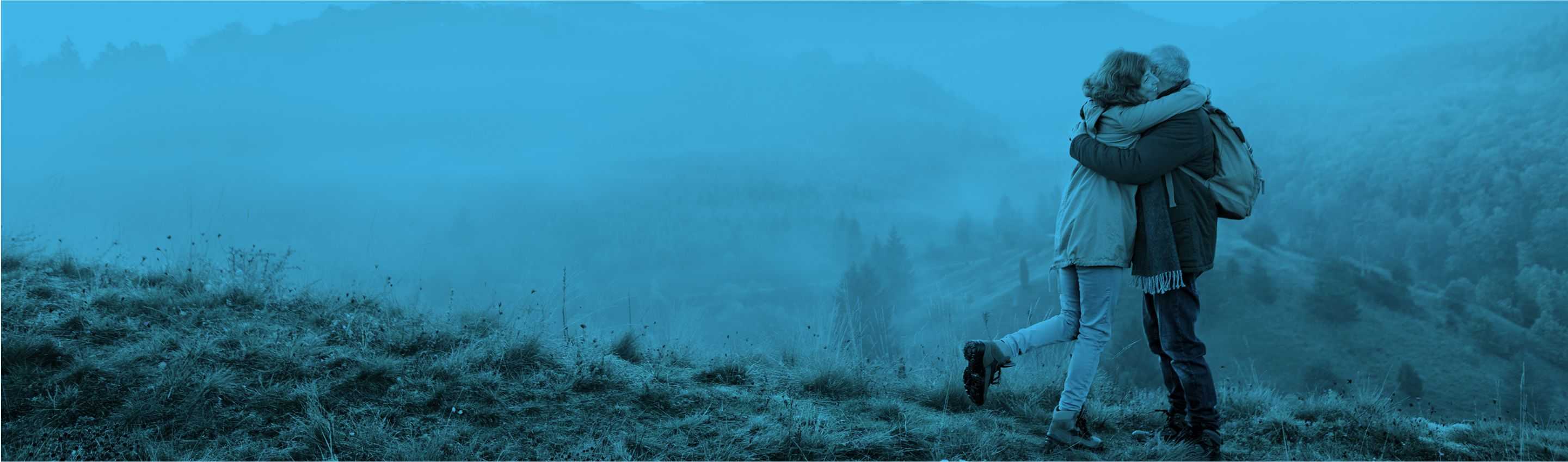 Blue Mountain Couple